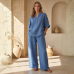 Elegant Linen Co-Ord Set for Women
